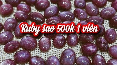 Ruby sao tím 500k 1 viên rất đẹp 😍 có giấy tờ kiểm định freeship toàn quốc 