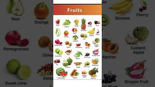 fruits name in english || Fruits Name chart with picture  #fruitsname #fruitnameinenglish