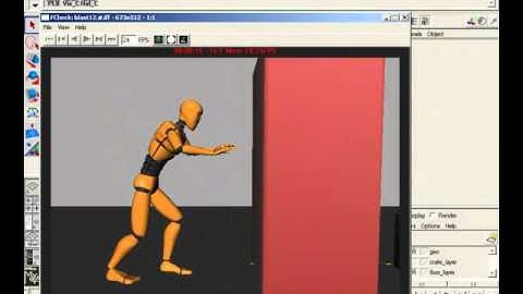 Body Mechanics and Animation. Pushing Objects. Part 10. Autodesk Maya