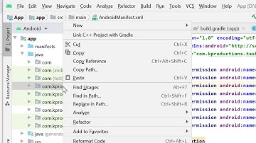 How to Rename package in Android Studio