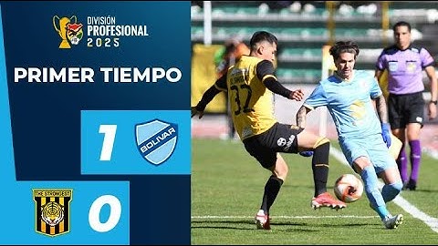 ¡RESUMEN DEL PRIMER TIEMPO! ⚽️ Bolívar está venciendo a The Strongest en el clásico paceño.