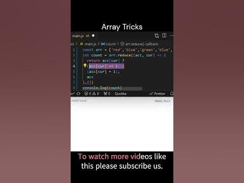 Interview Challenge # 36 || Count Array Elements in js YT #shorts # ...