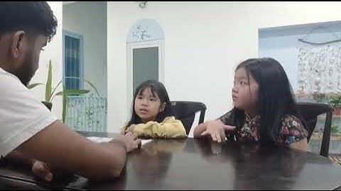 Tiếng Anh Giao Tiếp Phan Thiết: Mango and Rina practices talking about Wand and Need