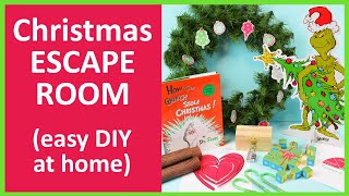 DIY Christmas Escape Room Plan - Step by Step Instructions!