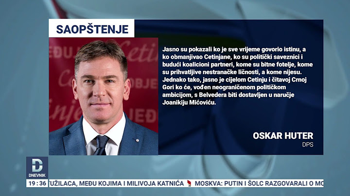 Cetinje i nova vlast - za 15 dana  gradonačelnik