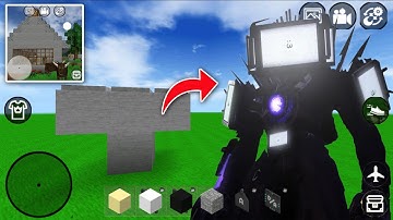 How to Spawn TITAN TV MAN in MINI BLOCK CRAFT 3D