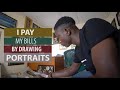 I PAY MY BILLS BY DRAWING PORTRAITS | HOW I GOT FASTER AND BETTER ON PORTRAITS