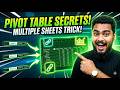 Excel Pivot Table Secrets 😱 | Multiple Sheets Trick Explained