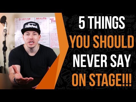 Video: How To Get On Stage