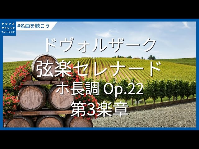ドヴォルザーク: 弦楽セレナード ホ長調 Op. 22 - 第3楽章