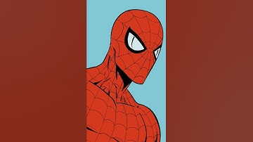 Drawing Spider-Man with the Procreate app