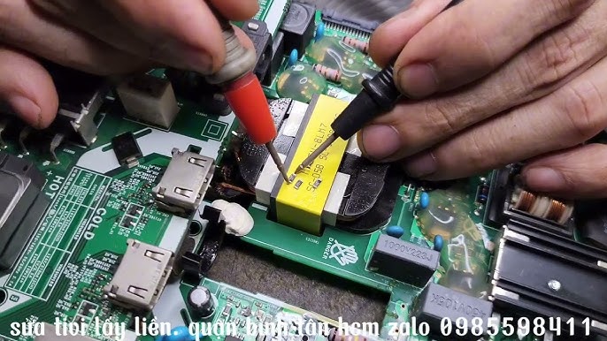 TIVI SAMSUNG KHÔNG LÊN GÌ. 50NU7090 NỔ NGUỒN, QUÁ TRÌNH PHỤC HỒI ...