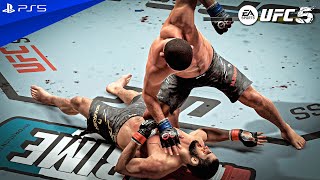 UFC 5 - Khabib Nurmagomedov vs. Islam Makhachev - Legendary Fight | PS5™ [4K60]