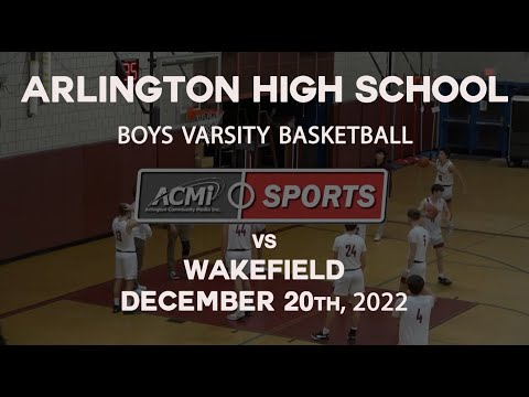 AHS Varsity Boys Basketball vs Wakefield - December 20th, 2022