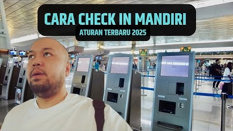 CARA CHECK IN DAN CETAK BOARDING PASS SENDIRI DI BANDARA 2025 ATURAN BARU | vlog #139