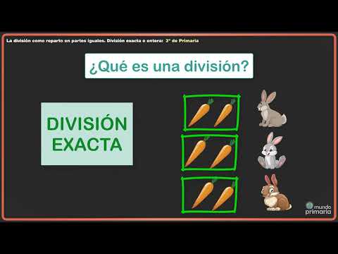 División como reparto de partes iguales