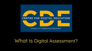 What is Digital Assessment?