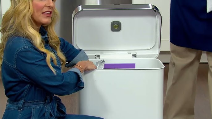 Simplehuman 58 liter dual compartment sensor trash can review - The  Gadgeteer