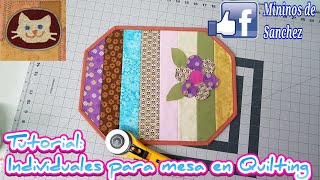 Tutorial Individuales en Patchwork y Quilting (QAYG)