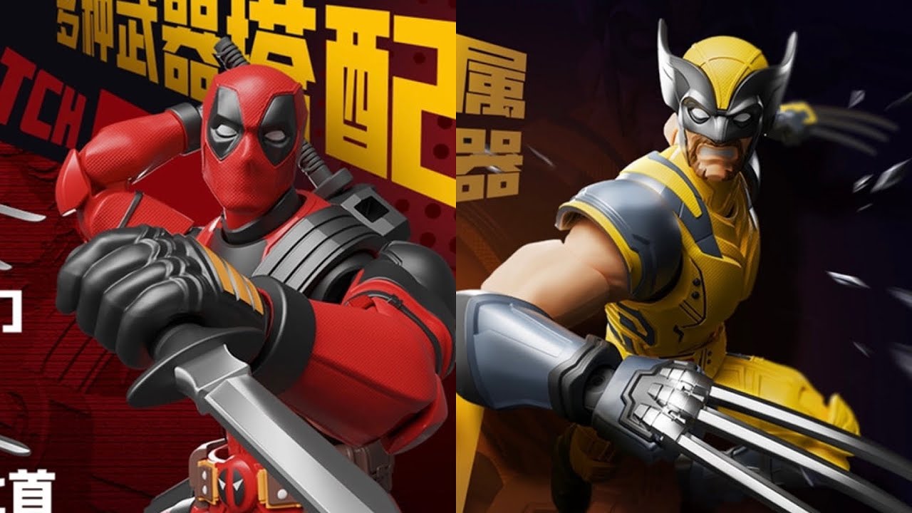 New Deadpool and Wolverine model kit action figures Blokees preorder at Titan Toyz