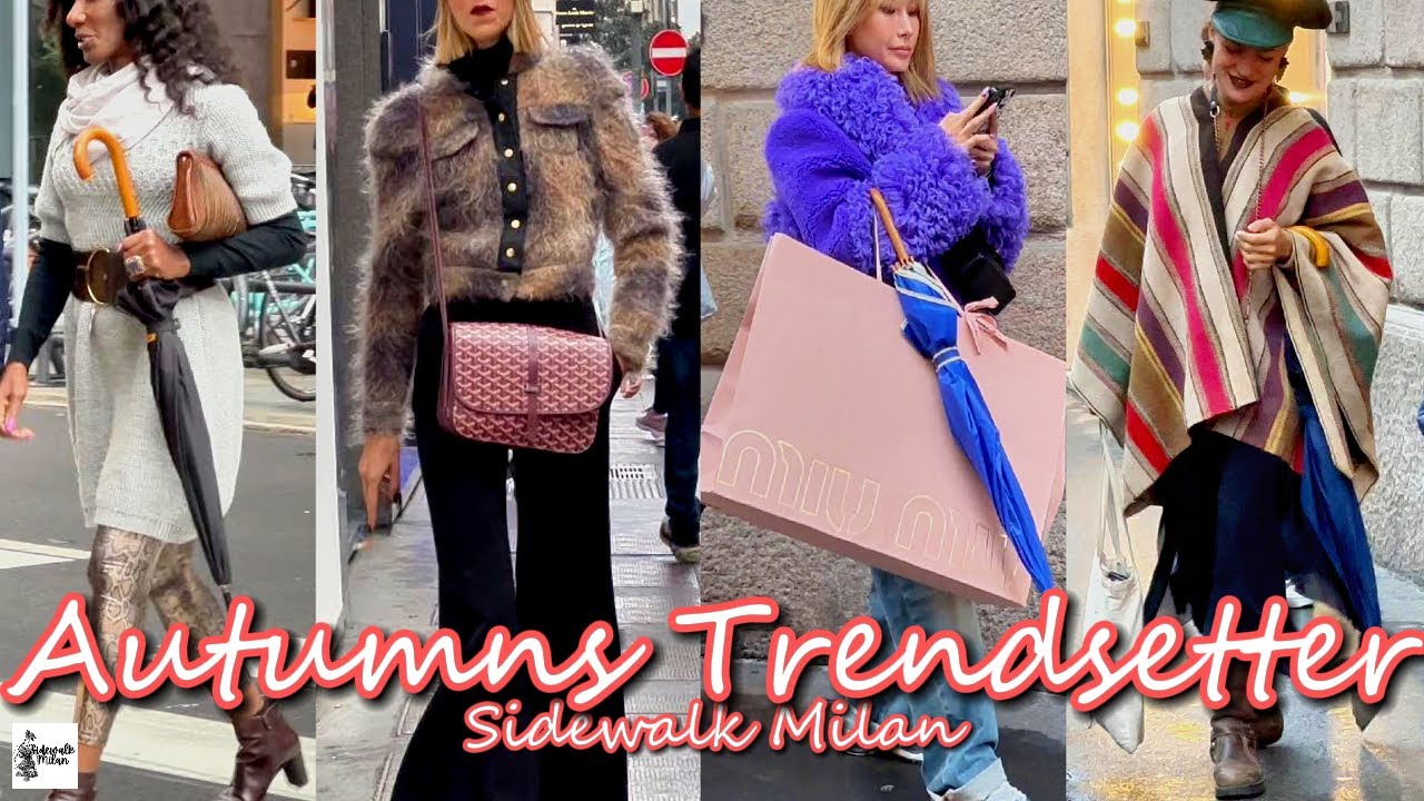 ⁣October-End Fashion | Fall Season Newest Trend and Coolest Looks | Streetstyle Milan #fashion