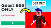 If You See This Roblox Guest Leave Quick Youtube - guest infinite creepypasta roblox amino