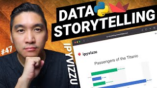 Build a data storytelling web app in Python with ipyvizzu | Streamlit tutorial