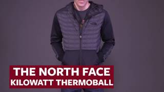 north face men's kilowatt thermoball jacket