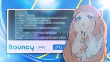 Text Bounce Effect (Copy & Paste) | After Effects Tutorial