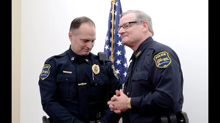 West Bend Police Department Badge Pinning Ceremony