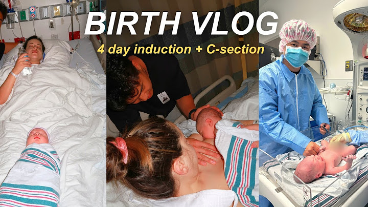 BIRTH VLOG *RAW* 🐣 4 day failed induction ending in emergency C-section | IVF live birth