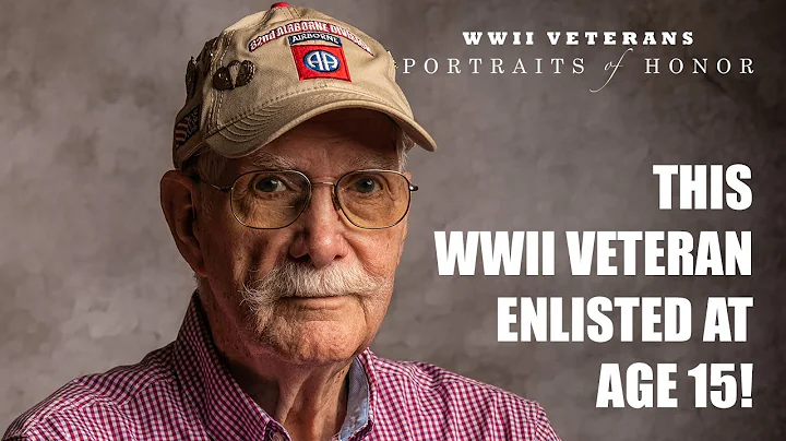 WWII Army Airborne Veteran Don Minshew was only 15...