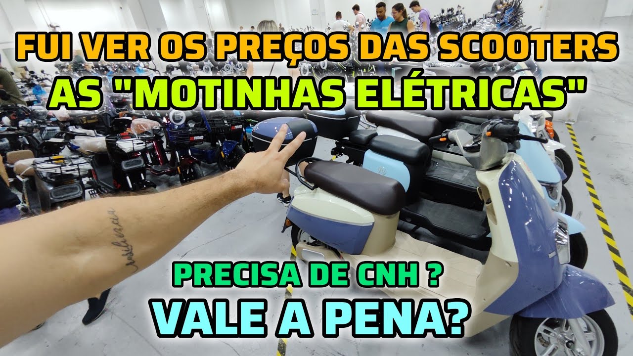 MOTO ELÉTRICA - FUI MOSTRAR OS PREÇOS E VER SE VALE A PENA 