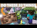 Do these 33 things to be better at minecraft survival and save hours