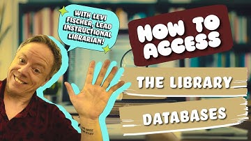 FRCC Databases Access Video