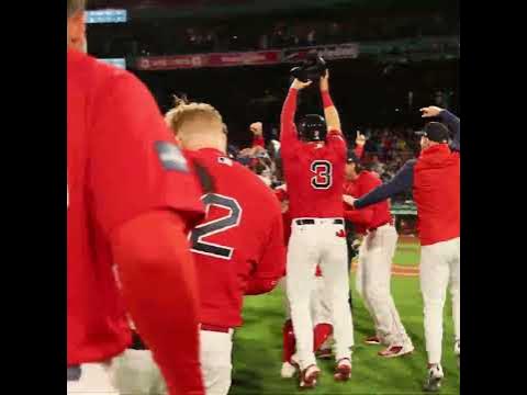 Red Sox Alex Verdugo Walk Off Win - YouTube