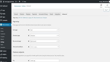 How To Create Cart , MyAccount And Checkout Pages In WordPress? WooCommerce Pages Setup Guide 2020