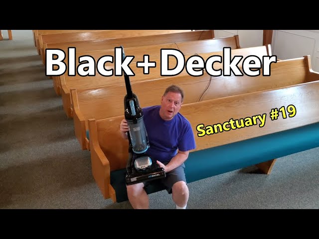 Unboxing Simple Value Bagless Upright Vacuum Cleaner (Black+Decker  Airswivel) 