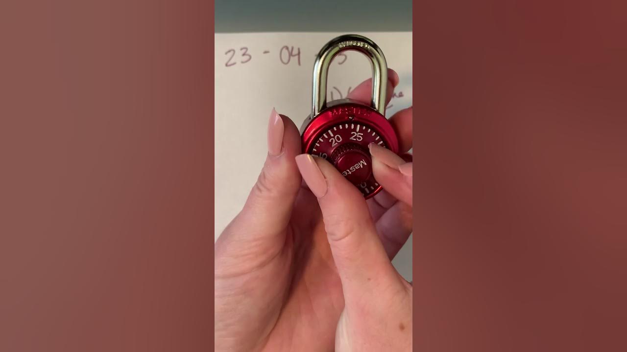Combination Lock How To YouTube