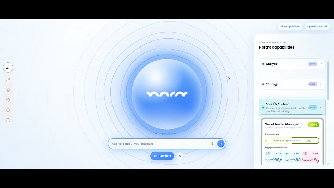 NORA AI Operating System | Official Product Demo | XWorld LTD