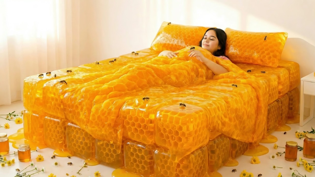 Which AI Bed Looks the Most Peaceful at Night? 🛏️🌌 | Night Visual ASMR