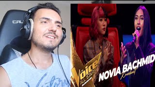 Novia Bachmid - Titanium | Knockout Round | The Voice All Stars Indonesia Reaction