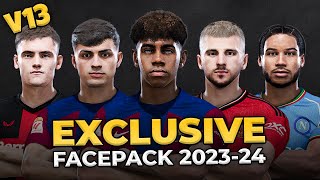 Exclusive V13 Facepack Season 2023/24 - Sider and Cpk - Football Life 2024 and PES 2021
