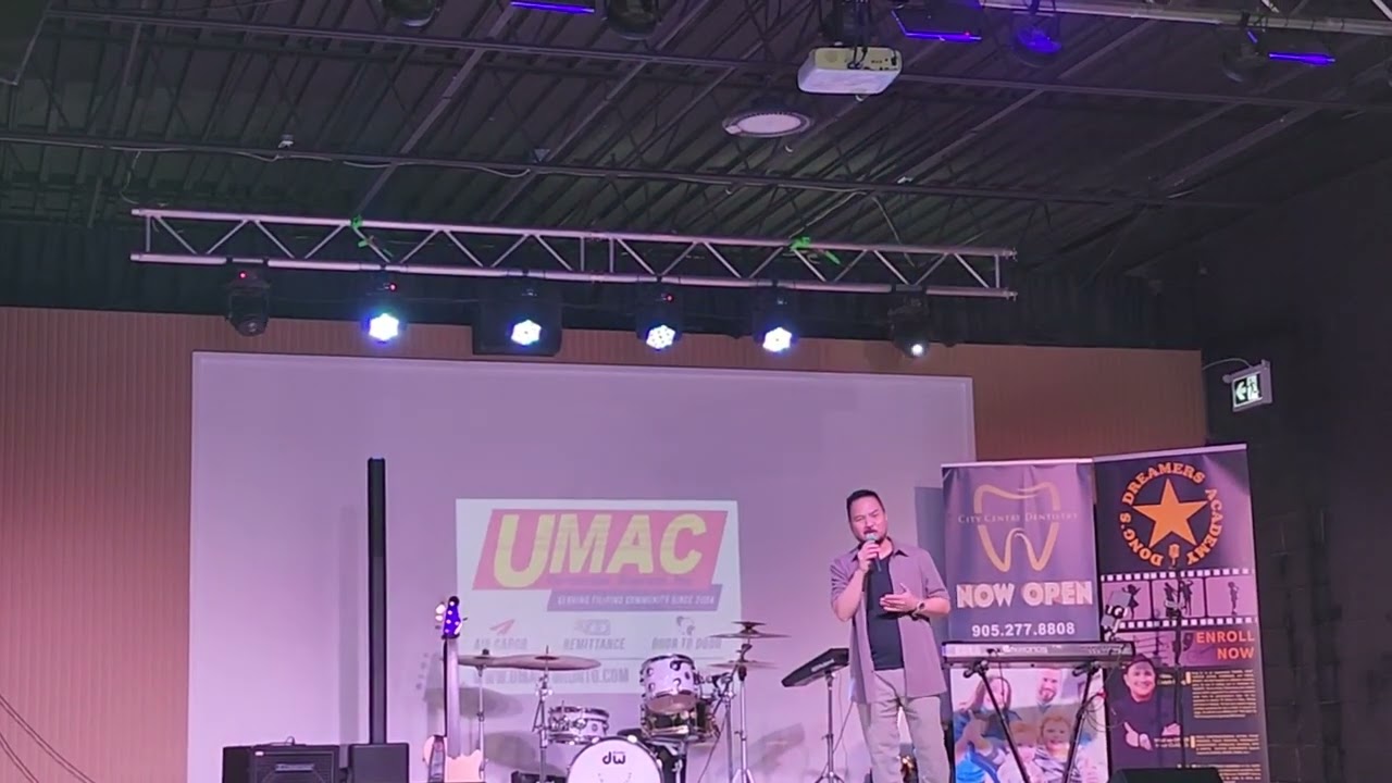 Ron Reyes Peforming At Laughing Trip Canada 2025 At Stage Magna Studio In Scarborough 🎶