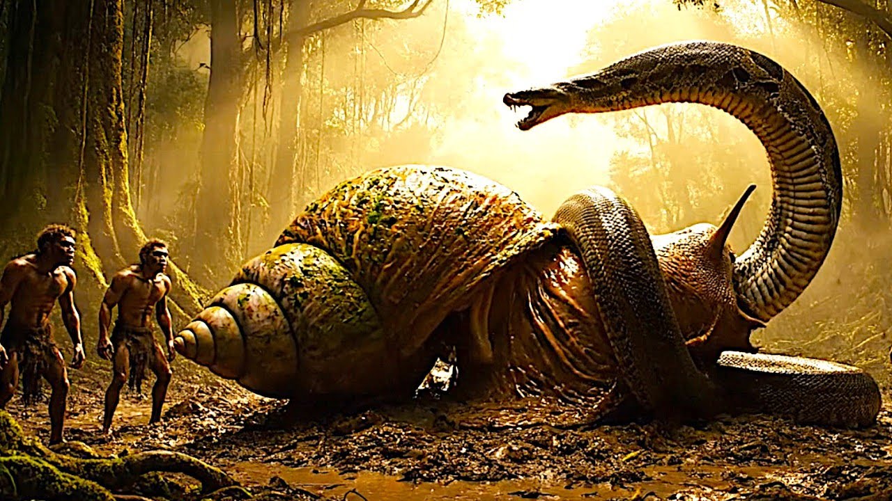 Life Millions of Years Ago — Humanity’s Ancestors Confront the Giant Snail