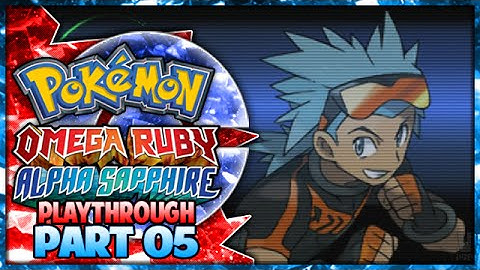 Pokemon Omega Ruby & Alpha Sapphire Playthrough Part 5 - Gym Leader Brawly!