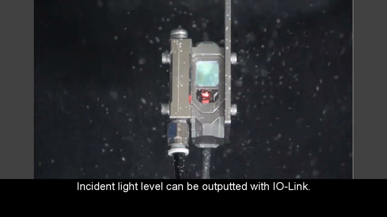 OMRON E3AS Predictive maintenance by using incident light level