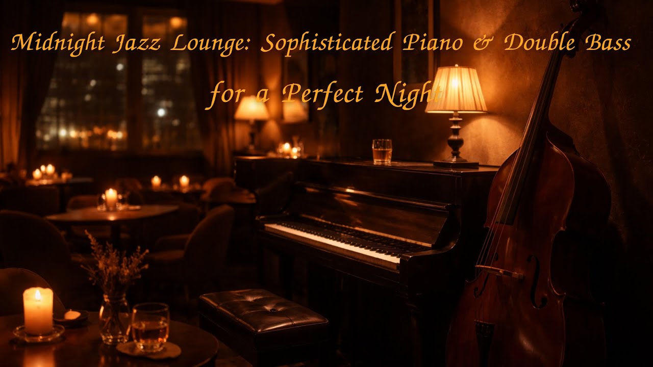 Midnight Jazz Lounge: Sophisticated Piano & Double Bass for a Perfect Night