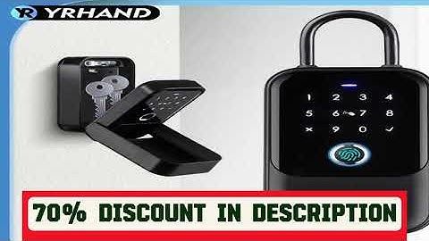 A must-have product! TTlock Smartkey Lock Box Wireless Electronic Key Safe with Digital Code App C