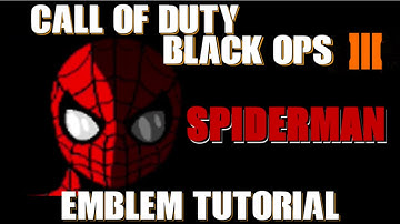 COD BO3 / Call of Duty Black Ops 3 : Spiderman Emblem Tutorial